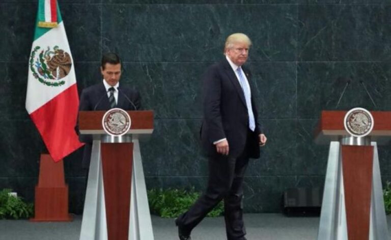 Tras Reunirse con EPN en Pinos, Trump Ratifica Idea del Muro