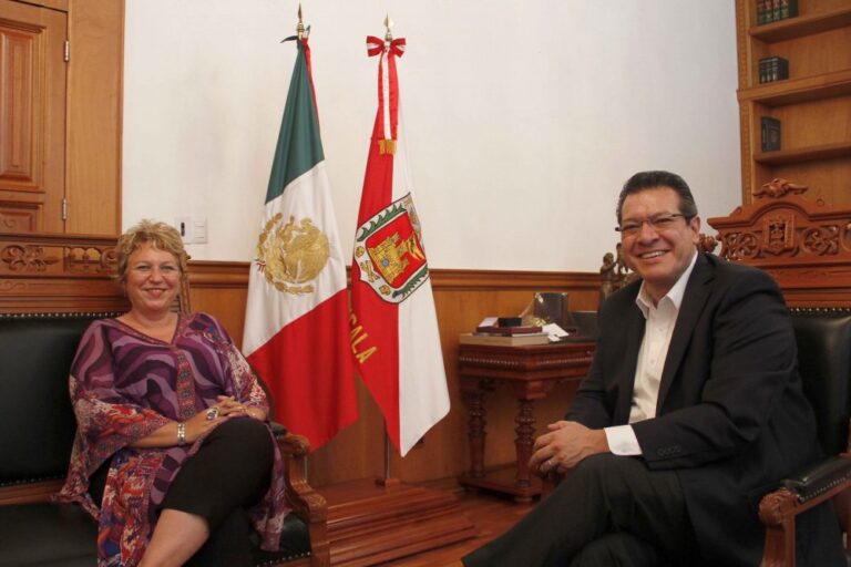 Se Reúne Marco Mena con Representante de la Organización Mundial de la Salud