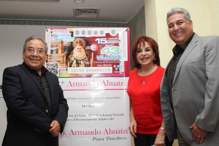 Presenta ITC Sorteo de la Lotería Nacional con Obra del Maestro Armando Ahuatzi