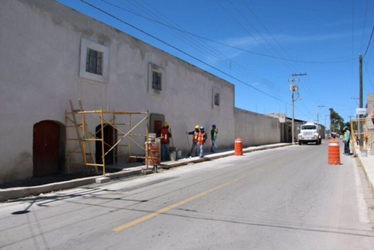 Próximos a Concluir Trabajos de Mejora Urbana en Nanacamilpa