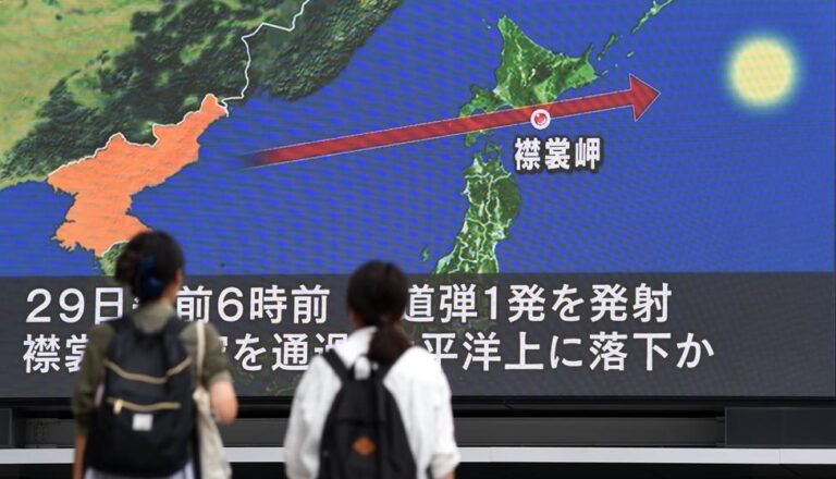 Otro Misil de Corea del Norte Vuela Sobre Japón