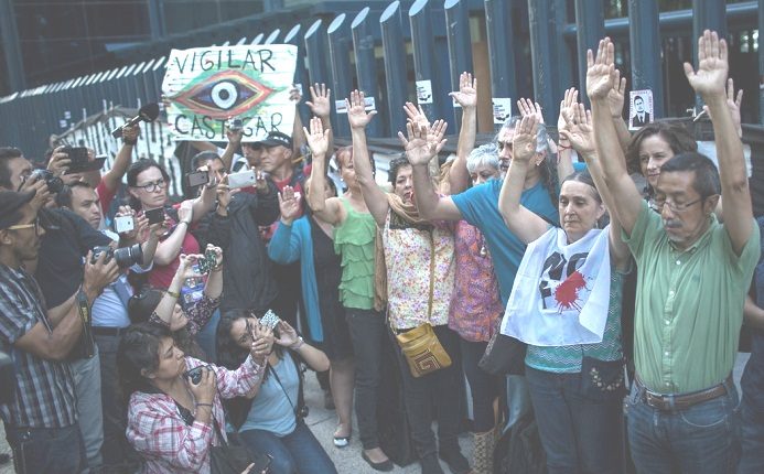 05 Protesta en CDMX por uso de programa antiterrorista Pegasus contra periodistas, activistas de DH y académicos. FOTO Miguel Tovar Latin, NYT
