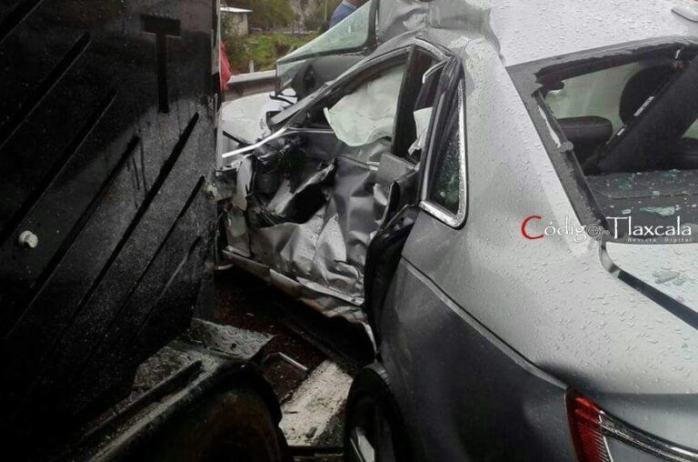 Choque Múltiple Sobre la México Puebla Deja un Muerto