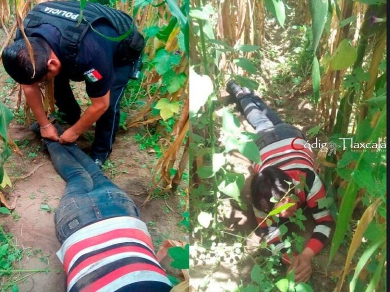 Rescatan a Mujer Atada por Secuestradores en Apetatitlán