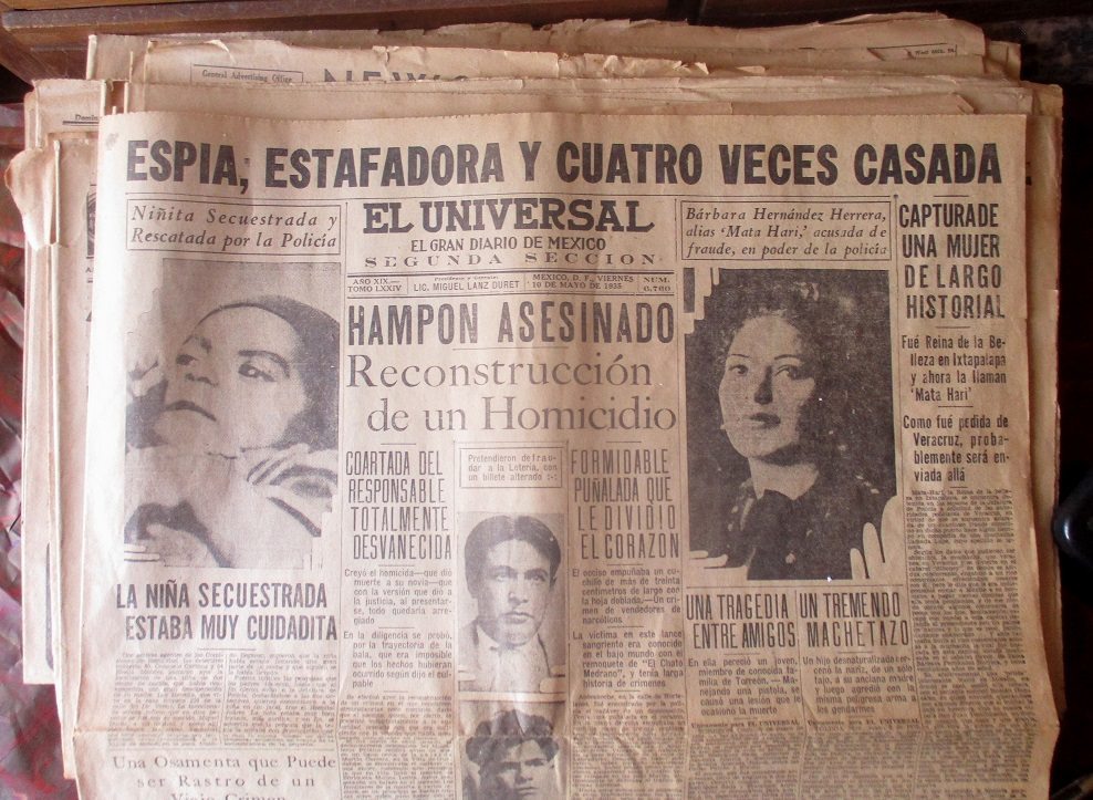 00 Portada de la segunda sección de la edición de 10 de mayo de 1935 del diario El Universal.