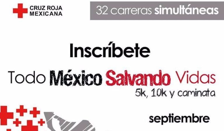 Cruz Roja Invita a la Carrera ‘Todo México Salvando Vidas’