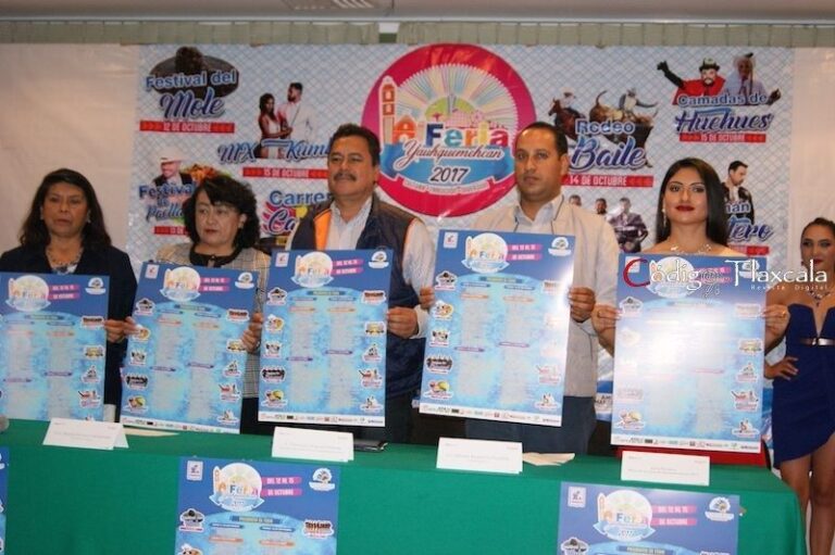Presentan Programa de Feria Yauhquemecan 2017