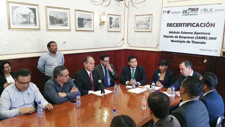 Ayuntamiento de Tlaxcala a la vanguardia en mejora regulatoria: Cofemer