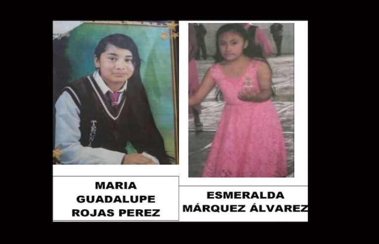 Reporta Alerta Amber dos Menores Desaparecidas en Tlaxcala