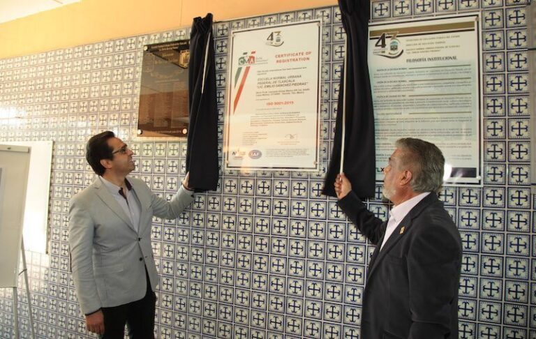 Obtiene Normal Urbana ‘Lic. Emilio Sánchez Piedras’ Certificación ISO9001-2015