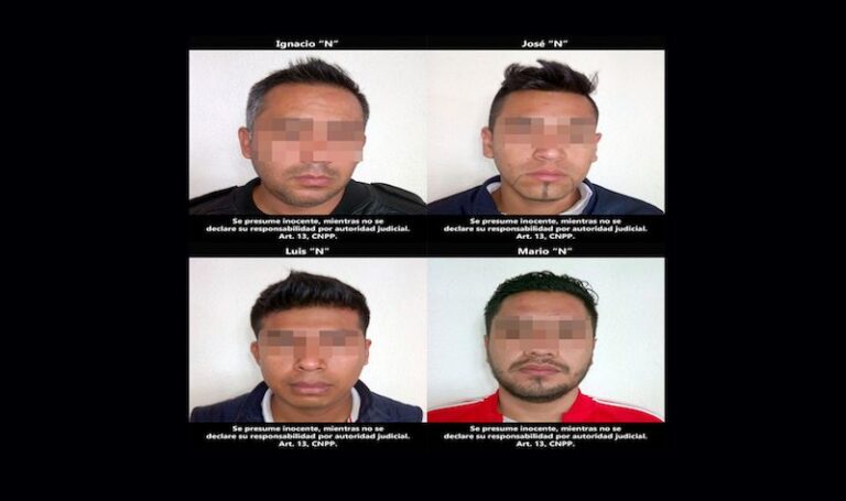 Detiene PGJE a Cuatro Imputados por Usurpación de Funciones Públicas