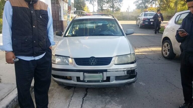 Se Registra Fuerte Choque Sobre Calle Principal de Volcanes