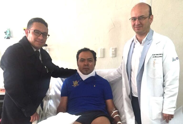 José Luis Angelino Recibe Alta Médica