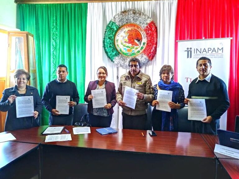 Firma Convenio INAPAM con el Municipio de Sanctórum