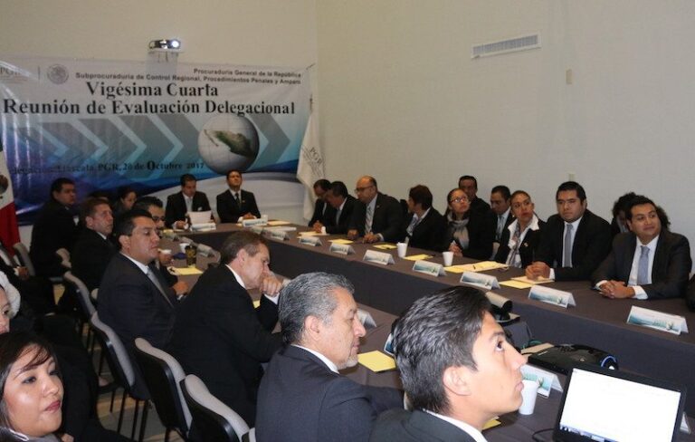 PGR Tlaxcala Realiza Reunión de Evaluación Delegacional