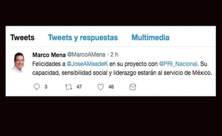 Felicita Marco Mena a Meade por su Proyecto Político