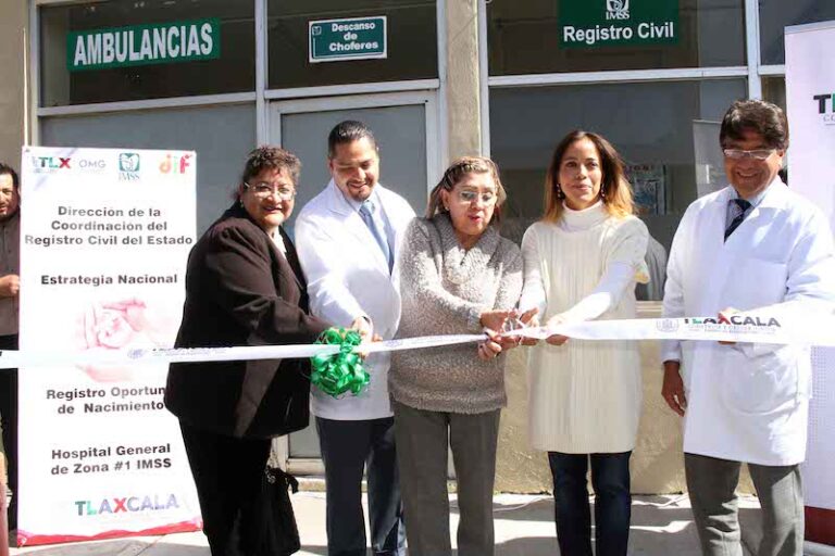Inauguran Módulos de Registro Civil en Hospitales