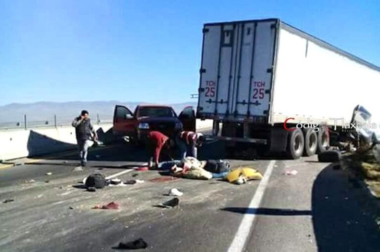 Atienden Lesionados de Accidente en Huamantla