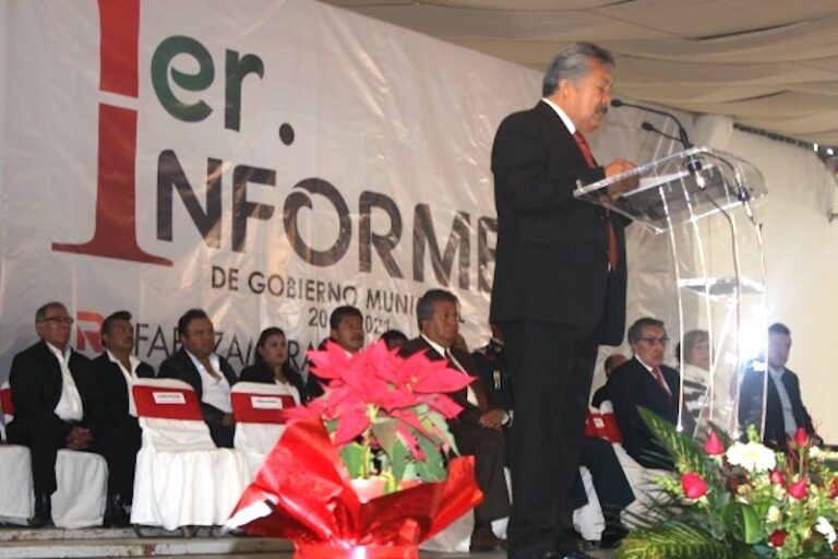 Ixtacuixtla: Alcalde Rafael Zambrano Cervantes Rinde Primer Informe