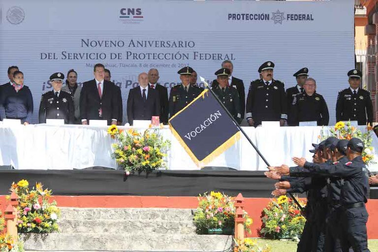 Tlaxcala Sede en 9º Aniversario del Servicio de Protección Federal