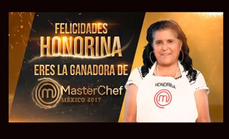 La Tlaxcalteca Honorina Arroyo Gana Concurso Master Chef México 2017