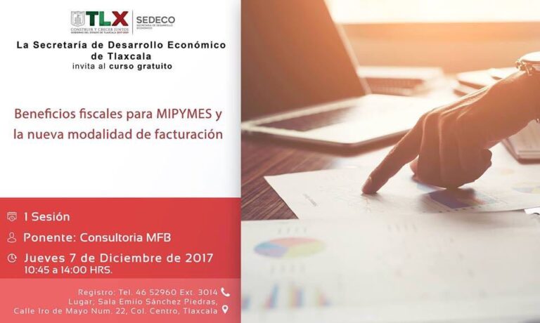 Capacitará SEDECO a MIPYMES Sobre Facturación Electrónica