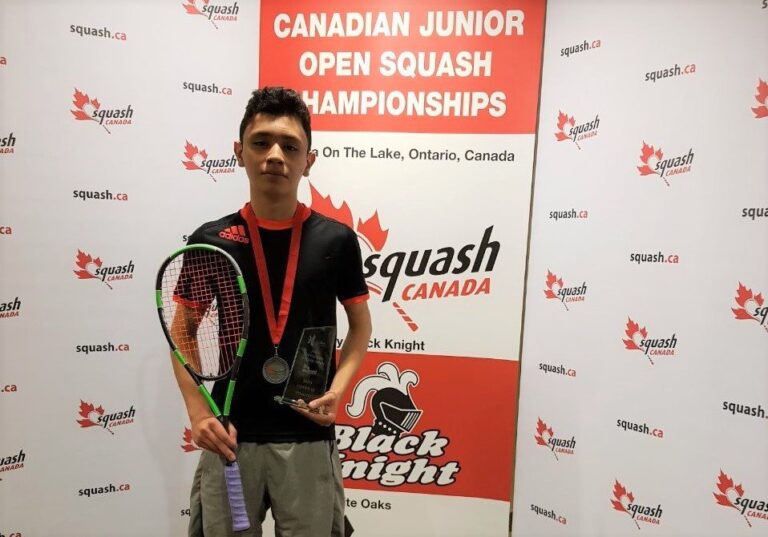 Gana Plata José Alfredo Mijares en Canadian Junior Open de Squash
