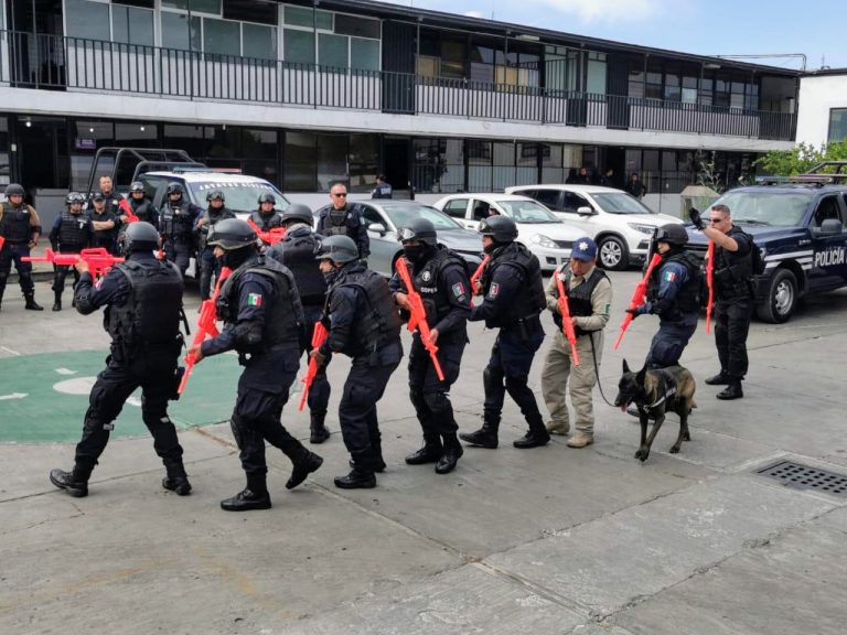 Recibe SSC Capacitación en Entrenamiento Táctico