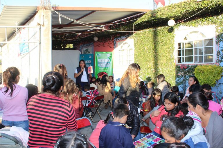 Llegó a Quilehtla el Escuadrón de Democracia de Nueva Alianza