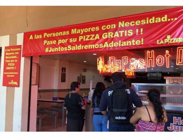 Pizzas gratis para abuelitos en León por coronavirus