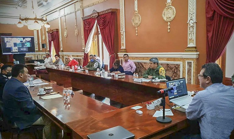 Revisa Marco Mena Coordinación en Seguridad con Gobierno Federal por Covid-19