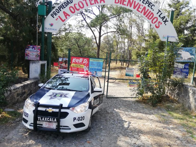 Cierran Parque la Ocotera en la Capital de Tlaxcala