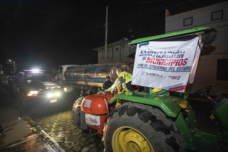 Refuerzan Jornadas de Sanitización y Desinfección en Huamantla