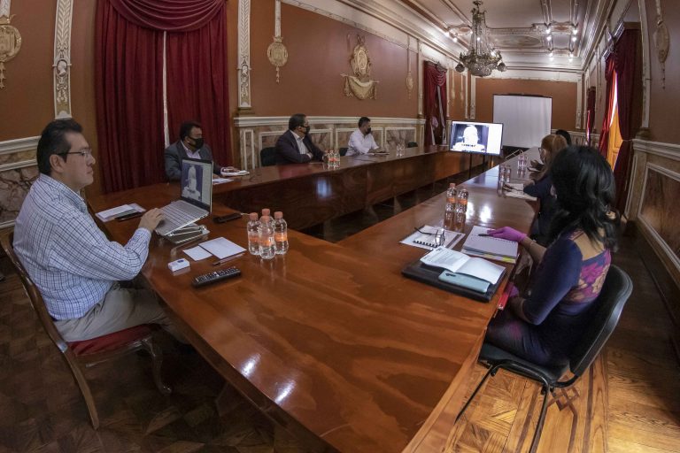 Marco Mena y Olga Sánchez Acuerdan Actividades Para Proteger Infantes Ante Covid-19