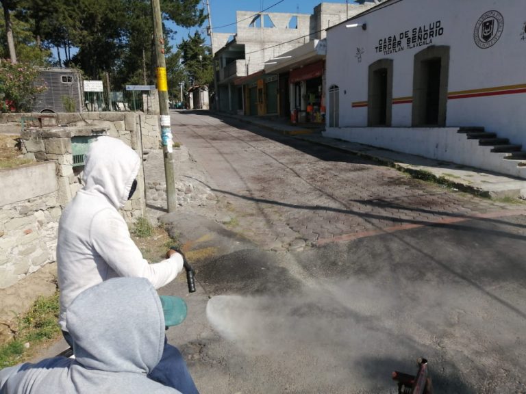 Efectúan Jornadas de Sanitización en Comunidades de la Capital