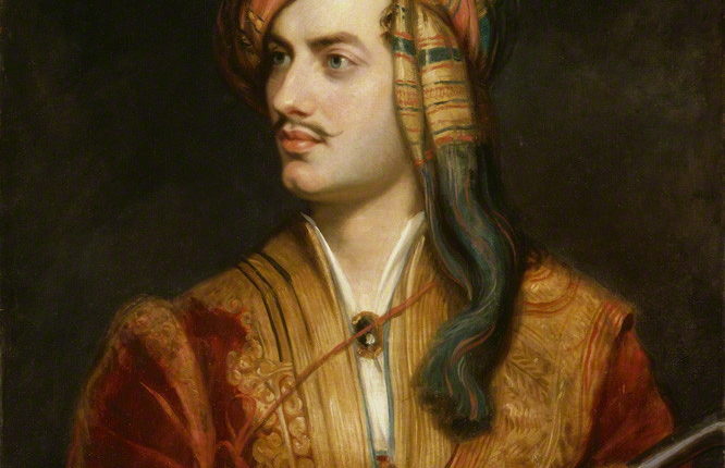 NPG 142; George Gordon Byron, 6th Baron Byron replica by Thomas Phillips