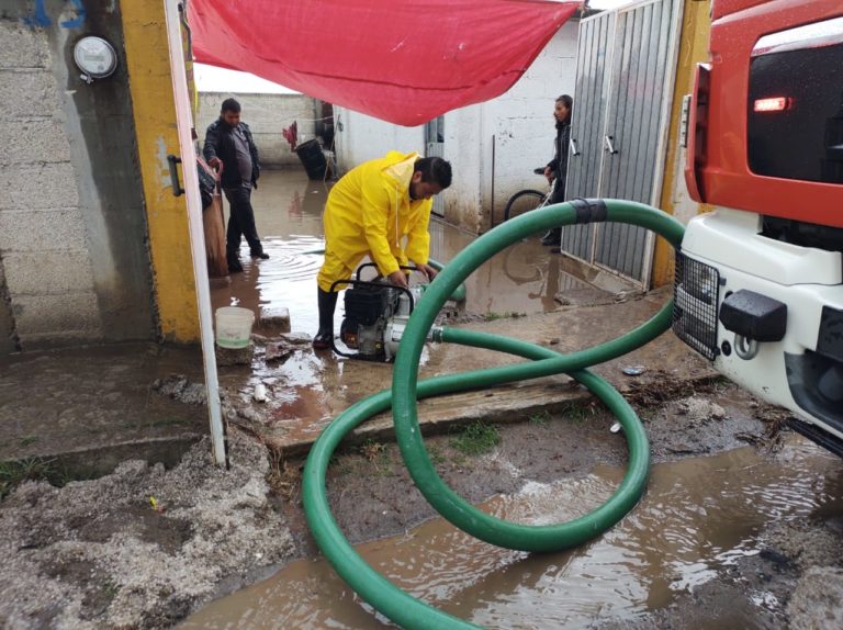 Activa Protección Civil Plan de Atención por Granizada en Calpulalpan