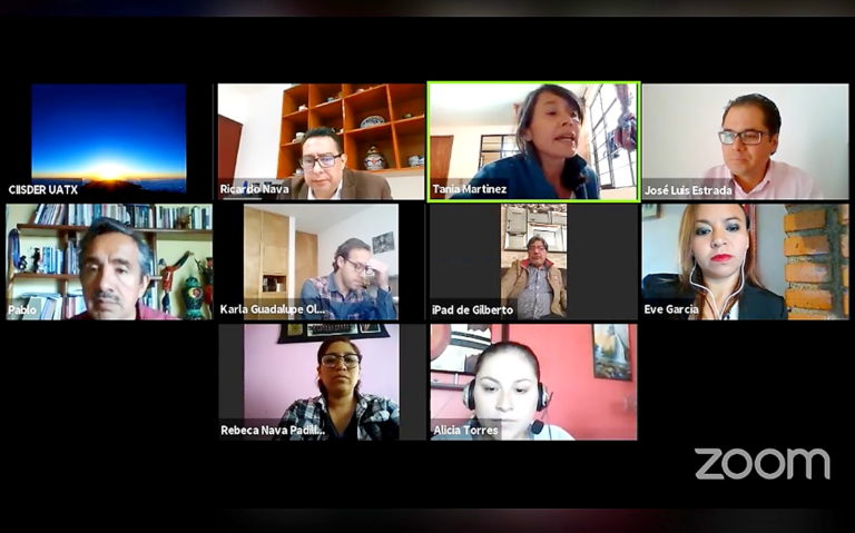 Disertan en la UATx Sobre los Escenarios Políticos Ocasionados por COVID-19