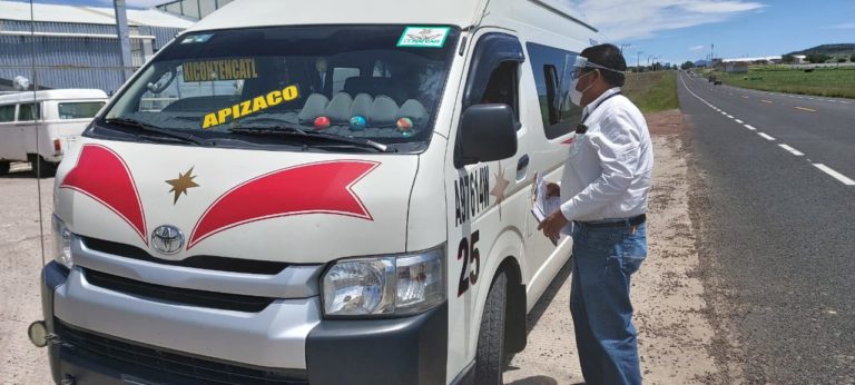 Intensifica Secte Vigilancia de Uso de Cubrebocas en el Transporte Público