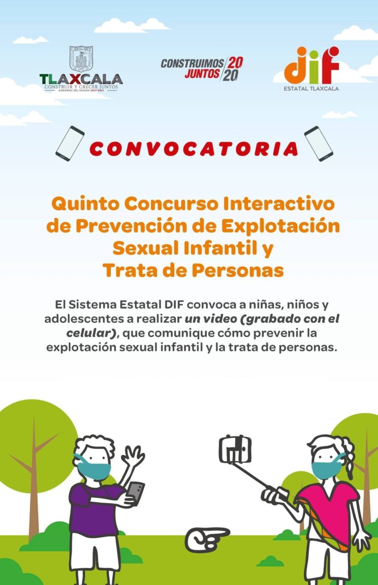 Realiza DIF Estatal 5to Concurso de Video Sobre Prevención de Trata de Personas