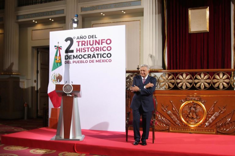 A 2 Años de su Victoria AMLO dio su Informe de Gobierno