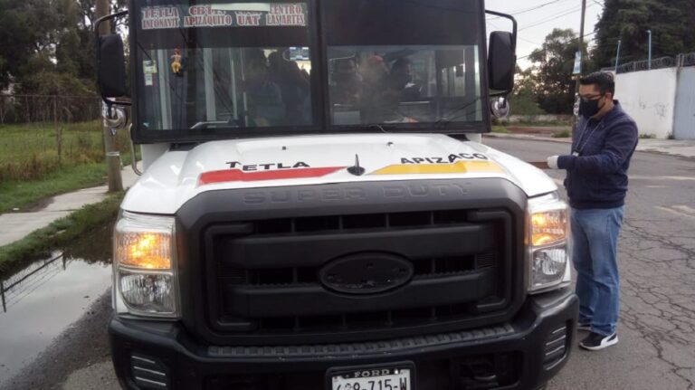 Mantiene Secte Vigilancia de uso Obligatorio de Cubrebocas en Transporte Público