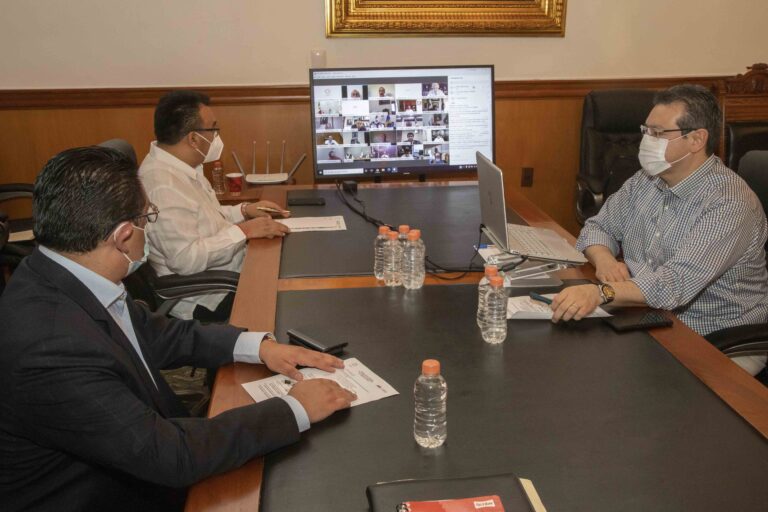 Marco Mena Participó en Reunión de la Conago Para Atender Covid-19