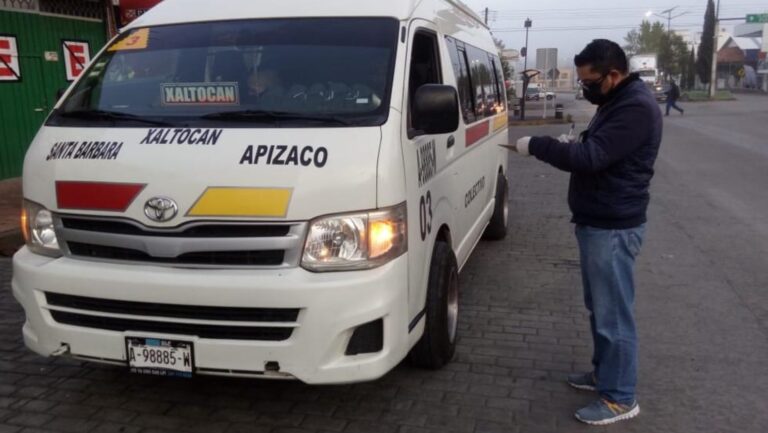 Continúa Supervisión del Uso Obligatorio de Cubrebocas en Transporte Público