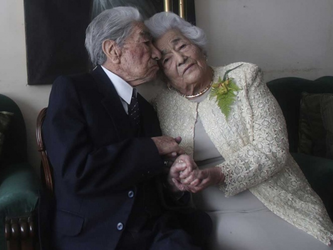 Él tiene 110 años, ella 104 y son la pareja más longeva del mundo