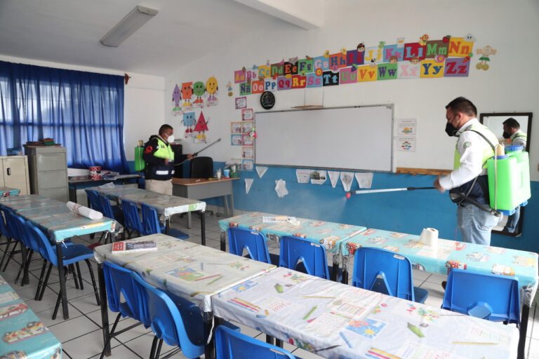Continúa Jornada de Sanitización en Instituciones Educativas