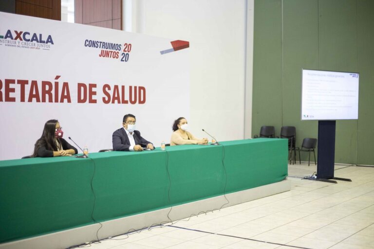 Tlaxcala Reporta Descenso de 50% en Contagios con Respecto a su Pico