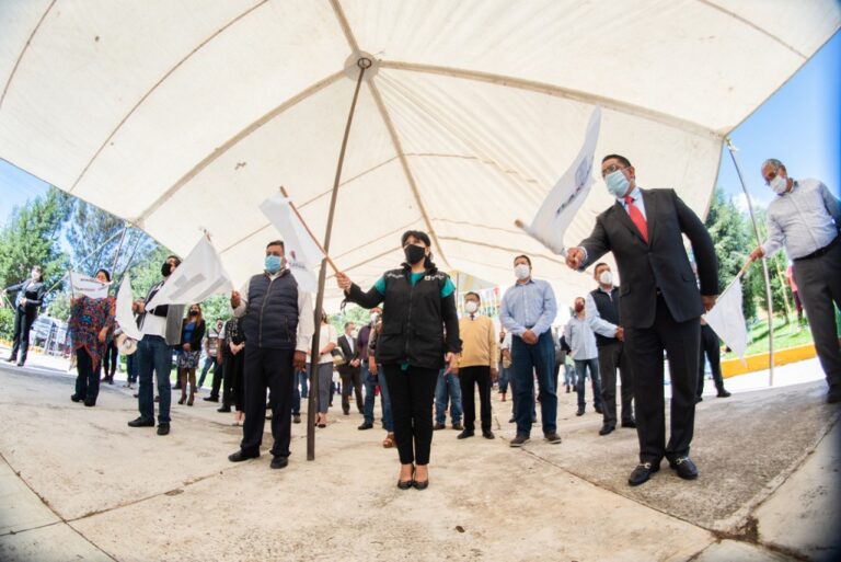 Alcaldesa Anabell Ávalos da Banderazo a Brigadas Municipales Covid