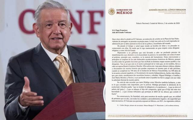 Carta de AMLO al Papa