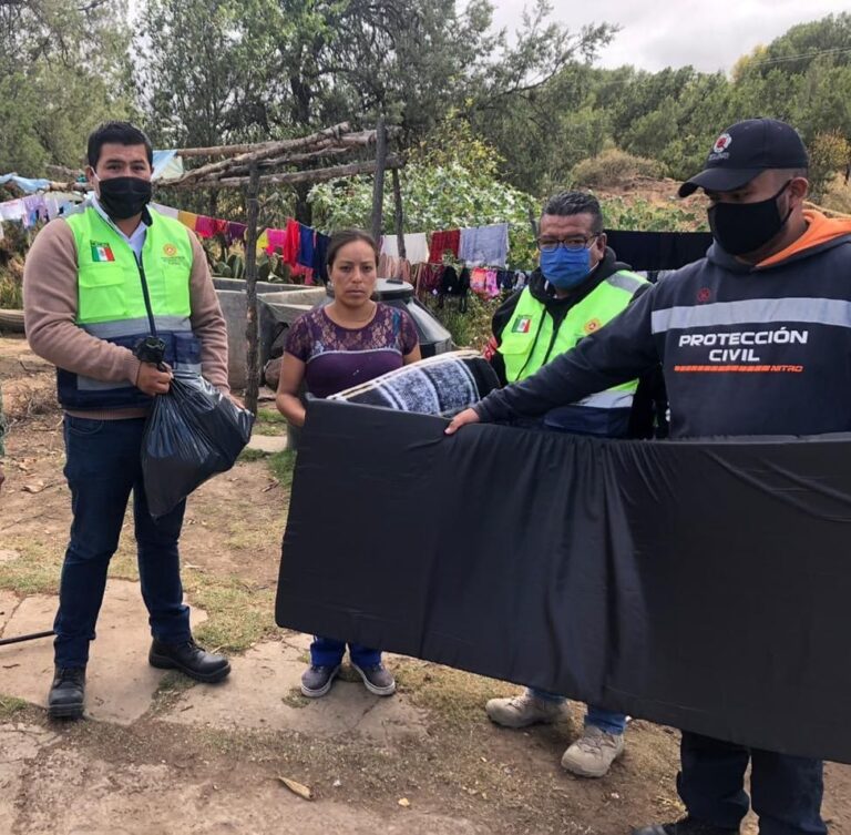 Mantiene Protección Civil Entrega de Insumos por Temporada Invernal